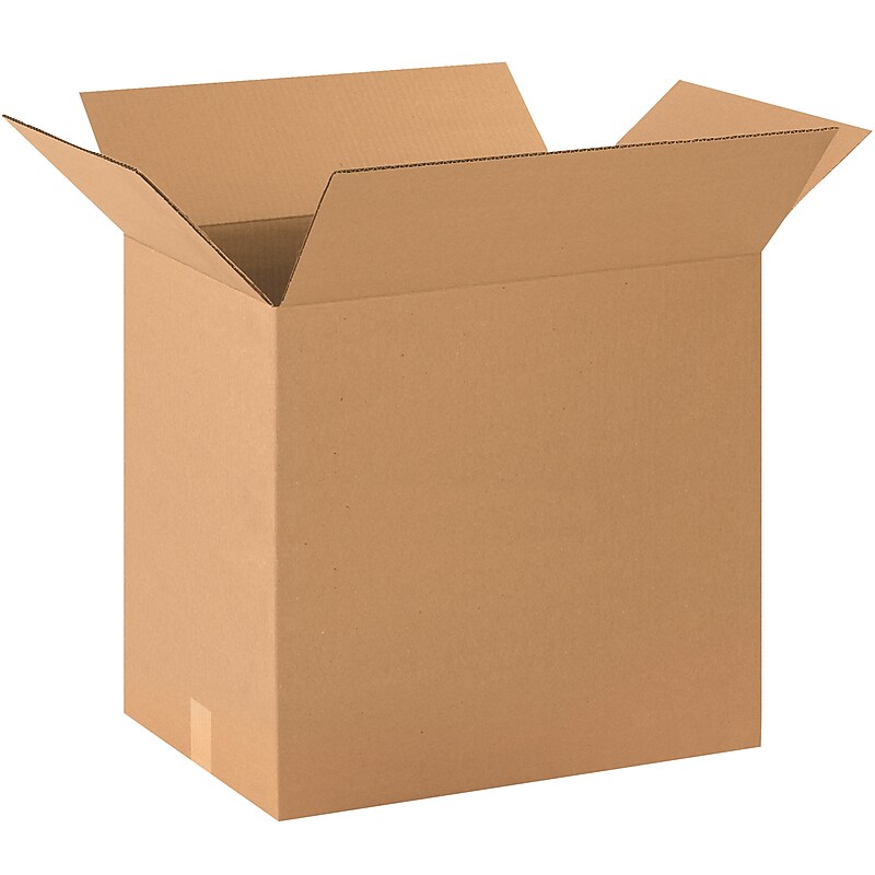 20" x 14" x 18" Shipping Boxes, 32 ECT, Brown, 20/Bundle (201418) image 1