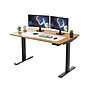 Uncaged Ergonomics Rise Up Electric Adjustable Height Standing Desk with Natural Bamboo Desktop (RUbb)~#|#~519A15FB-A3A6-4A5A-B55D9D8AAA7B446D_sc7