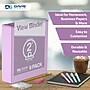 Davis Group Standard View 2" 3-Ring Binders, Lavender, 6/Pack (7413-13-06)~#|#~519CA54E-5D24-4B1C-89A84287C883DE00_sc7