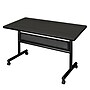 Regency Kobe 48"W x 24"D Foldable Training Room Table, Laminate, With Wheels, Ash Grey (MKFTM4824AG)~#|#~51A1521A-74AE-4F75-8BCC0C4FB8FFF984_sc7