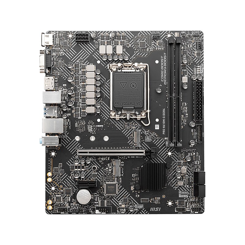 MSI PRO series LGA1700 Micro ATX Intel Motherboard (PROH610MGD4) image 1
