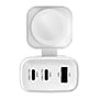 HyperGear SpeedBoost 3-Port USB Wall Charger with Built-in Apple Watch Charger, 43W, White (16314)~#|#~51A4475D-8CFD-4500-896CAEBAC4A50DED_sc7