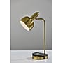 Adesso Rico Supercharger Incandescent Desk Lamp, 19"H, Antique Brass (2609-21)~#|#~51A6BCAC-08FE-454E-B0ACECDC35CE08C0_sc7