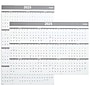 2025 Staples 48" x 32" Dry Erase Wall Calendar, Gray/White (ST58450-24)~#|#~51A6D8A5-48A7-434C-A2CC90A50464F1B5_sc7