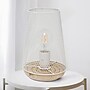 Creekwood Home Industrial Mesh 9" LED Table Lamp, White (CWT-1004-WH)~#|#~51AA7C33-EFD9-4CCA-938B879839AB50DF_sc7