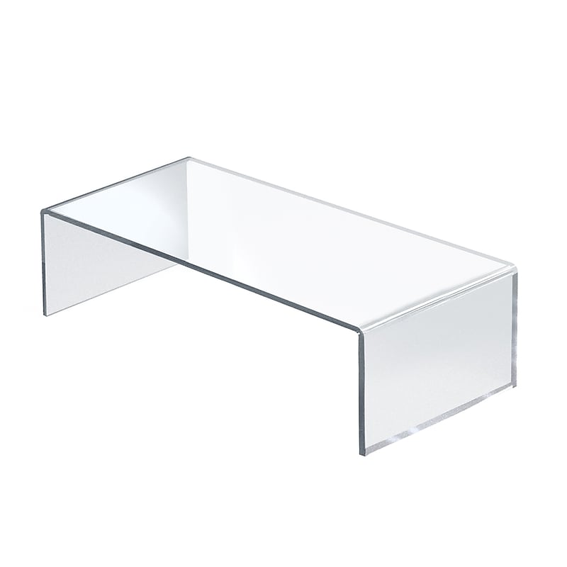 Azar 15.25" x 8" Acrylic Laptop Stand, Clear (515338-1PK) image 1