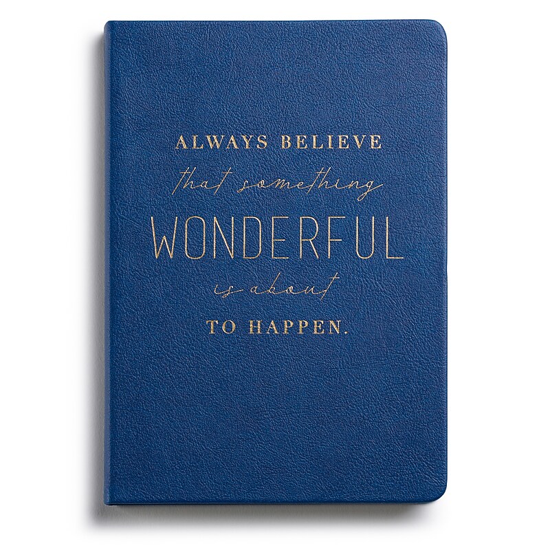 Eccolo Always Believe Composition Notebooks, College Ruled, 256 Sheets, Navy (ST456D) image 1