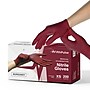FifthPulse Powder Free Nitrile Gloves, Latex Free, X-Small, Burgundy, 200/Box (FMN100423)~#|#~51B67C70-A6C8-408C-BFA378AE43105AC7_sc7