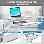 Mount-It! MedHub Mobile Medical Cart Workstation with Locking Caster Wheels, White/Grey (MI-16003)~#|#~51BBF50E-BADC-45AD-B08BD89F25E3C289_sc7