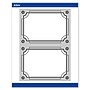 Avery Silver-Metallic Black General Use Blank Cards, White, 20/Pack (S00-FKE)~#|#~51BD0776-8305-4C3C-8BAB755FB42167FE_sc7