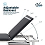 Viva Comfort Medical Exam Table, With Built-In Paper Towel Dispenser, Black (996-01-BLK)~#|#~51BF1420-39FE-4FFA-8C87BF888505B340_sc7