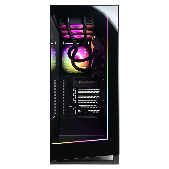 CyberPowerPC Gaming Desktop Computer, AMD Ryzen 9 9900X, Radeon RX