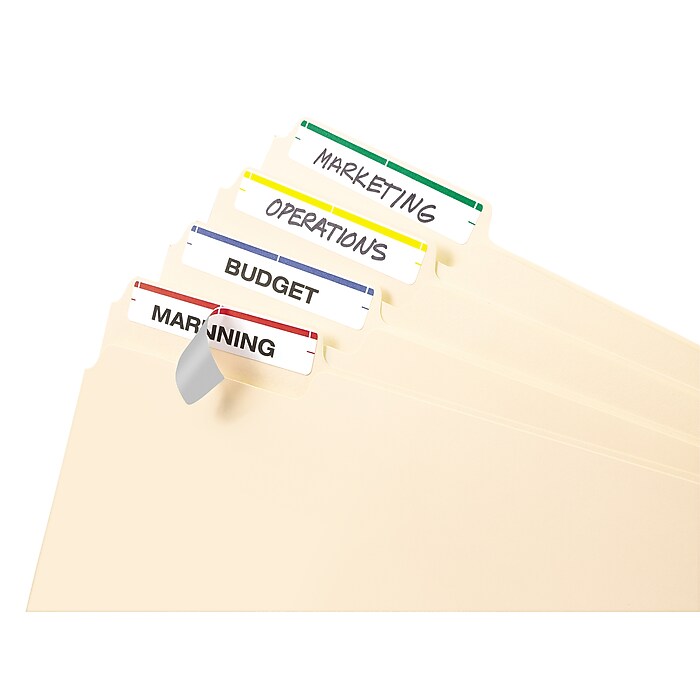 Avery Easy Peel Laser/Inkjet File Folder Labels, 2/3