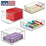 iDESIGN Medium Stackable Plastic Storage Bin, Clear (95569N)~#|#~51CDE516-31C9-4002-9A29BB494C3121DF_sc7