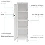 Space Solutions 49.38" Pearl White Storage Locker (25226)~#|#~51D03F60-661E-4DE7-9C88EC0ED0BEAB1F_sc7