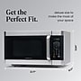 Farberware Professional 1.6 Cu. Ft. Countertop Microwave, Stainless Steel with Platinum (FMO16AHTPLB)~#|#~51D0D889-BDA9-4182-A05C7A3A5F60ADAC_sc7