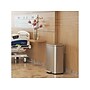 HLS Commercial Stainless Steel Trash Can with Hinged Lid, 13.2-Gallon, Silver (HLSS13RFR)~#|#~51D2AD3C-24E7-4D18-8634A0007856677C_sc7