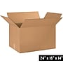 24" x 16" x 14" Shipping Boxes, 32 ECT, Brown, 15/Bundle (241614)~#|#~51DE9AE2-2F2C-4178-8AF76B7E2A536008_sc7