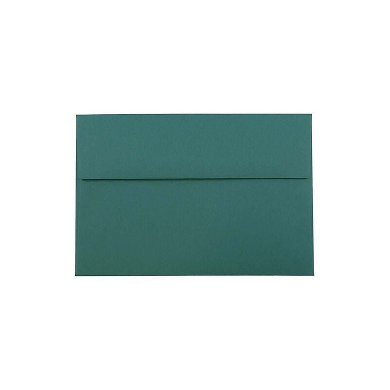 JAM Paper A8 Invitation Envelope 5 1/2" x 8 1/8", Teal Blue, 100/Pack (63924021d) image 1