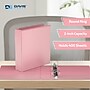 Davis Group Standard View 2" 3-Ring Binders, Blush, 6/Pack (7413-11-06)~#|#~51EEC879-90DF-4519-8CF5FB54F2DE0366_sc7