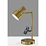 Adesso Rowe Supercharger Incandescent Desk, 19"H, Antique Brass (2606-21)~#|#~51F43189-3B44-4A64-975477EB77AB0DE8_sc7
