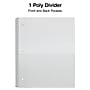 Staples Premium Poly 1-Subject Notebook, 8" x 10.5", Wide Ruled, 100 Sheets, Teal (ST20961D)~#|#~51FA76F6-ACE5-4393-A5B3EC0A69067783_sc7