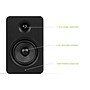 Kanto YU Passive 5.25" Speakers with 1" Silk Dome Tweeter and 5.25" Kevlar Woofer, Black, Pair (YUP6)~#|#~51FBDB54-9F6C-4108-92C3730E2A86833B_sc7