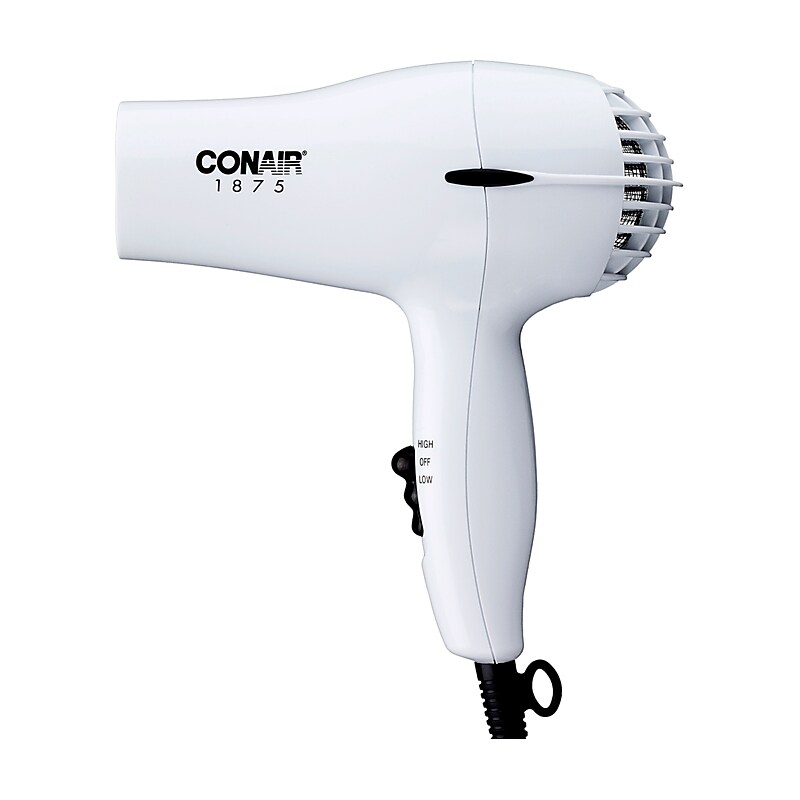 Conair Compact Hair Dryer, 1875W, White (247VHN) image 1