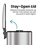iTouchless SoftStep Slim Stainless Steel Step Trash Can with Hinged Lid, 1.29 Gallon (PS01RSS)~#|#~5200DBD4-04E1-4F56-93B4A9511EBBAEE3_sc7
