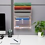 Mind Reader 5-Pocket Metal Mesh Mountable Wall File, Letter Size, Pink (MAGSTACK-PNK)~#|#~5208E3F8-D8A8-4210-8EA2FAD354C7ACB9_sc7