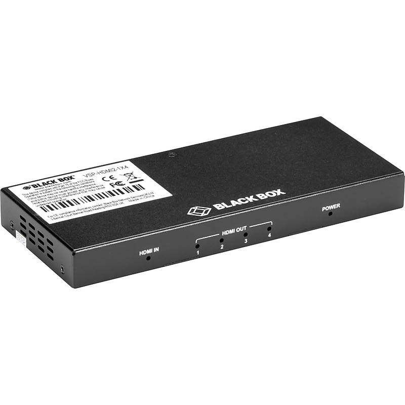 Black Box 4-Port HDMI Splitter (VSP-HDMI2-1X4) image 1