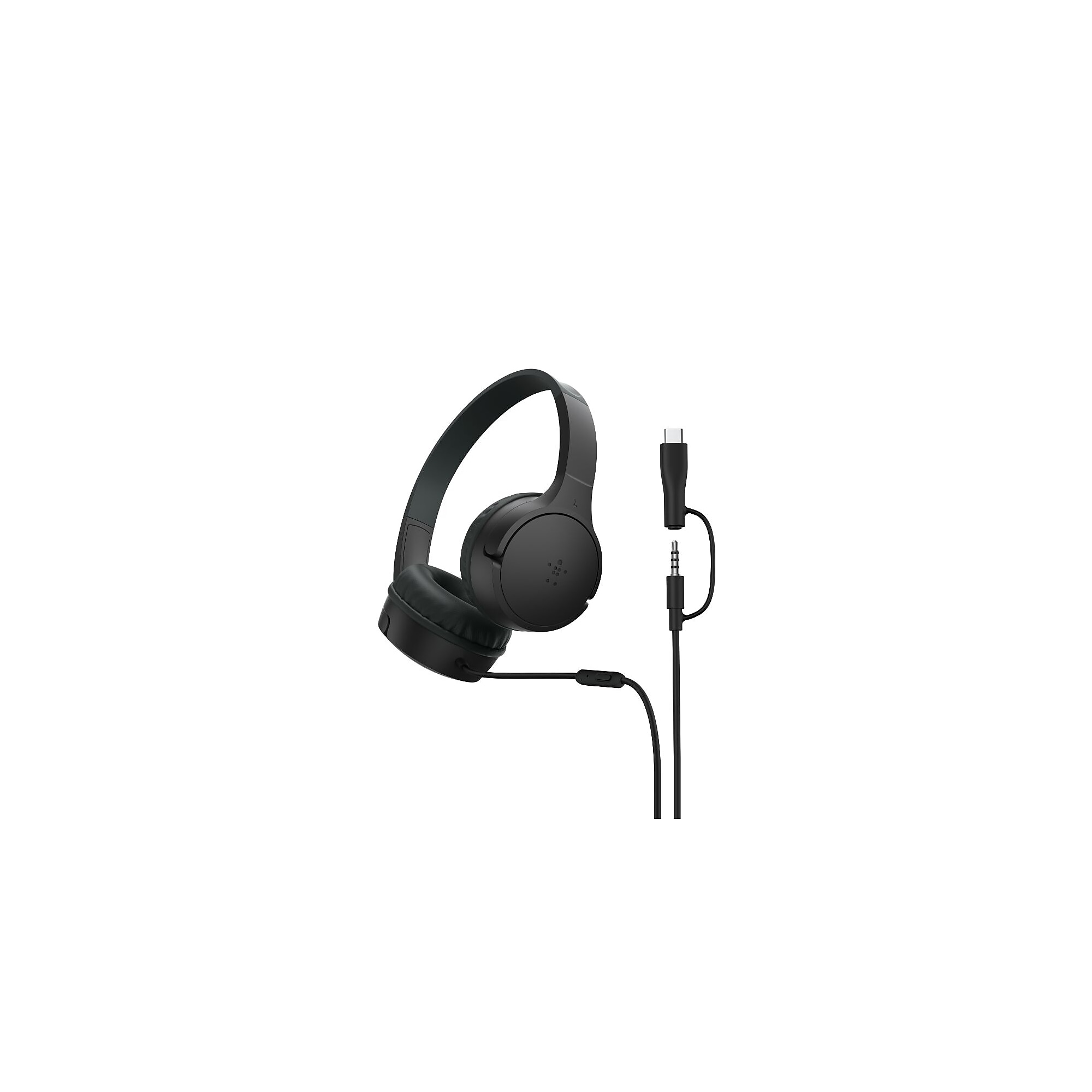 Belkin SoundForm Mini On-Ear Headphones for Kids, Black (AUD010fqBK-S) Sansujyuku sansujyuku.com
