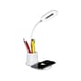 OttLite Organizer LED Desk Lamp, 15", White (7QC00W)~#|#~52168208-1B6F-4A0D-80AE77B149927BA4_sc7