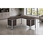 Boss Office Products Simple System 60"W L-Shaped Desk with 2-Pedestals, Driftwood (SGSD004-101)~#|#~5218378C-EFE2-466F-BB092F923E8A053A_sc7