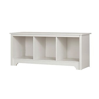 South Shore Vito Cubby Storage Bench Pure White (10327)