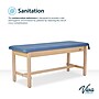 Aristo Wood H-Brace Physician Exam Table with Paper Cutter, and Holder, 500lbs. Capacity, Blue (ADI996-HBFP-BLU)~#|#~521DD655-2A01-4F2D-A7D59F5DE7C14D5C_sc7