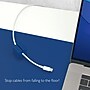 Function101 Cable Blocks, Magnetic Cable Organizers, Blue, 3/Pack (F101-CBXL3)~#|#~521E0296-9523-48AE-B0D73D4DE25979EF_sc7