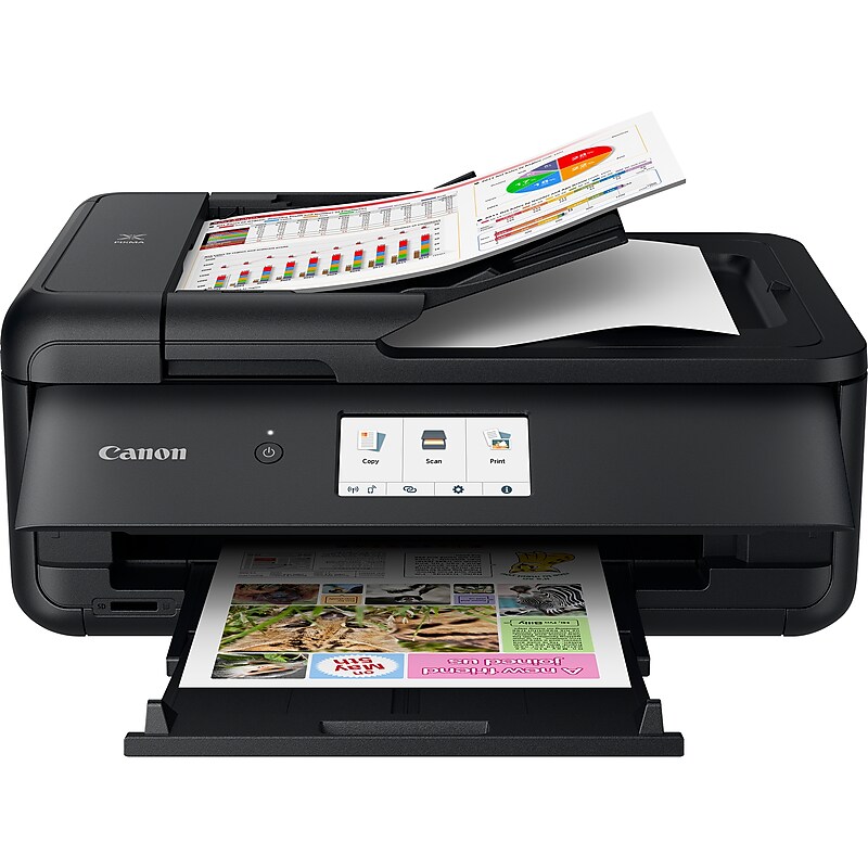 Canon PIXMA TS9520a Inkjet Printer, All-in-One, Print, Scan, Copy (2988C032) image 1