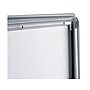 Azar Poster Holder, 11" x 17", Wall Mounted, Silver Plastic (300340-SLV-2PK)~#|#~522654E2-EFCD-49B5-A5865A68BE2A4285_sc7