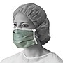 Medline Disposable N95 Flat Fold Adjustable Particulate Respirator Masks, White/Green, 210/Pack~#|#~522E018A-0DFA-4813-B5A957AD75A28154_sc7