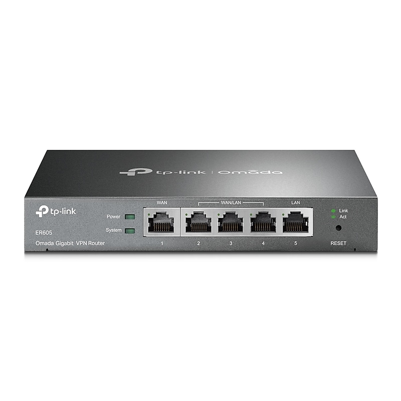 TP-Link Omada Gigabit VPN Router, Black (ER605) image 1