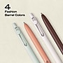 uniball Zento Retractable Liquid Gel Pens, 0.7mm Medium Point,  0.7mm, Black Ink, 4/Pack (70659)~#|#~523148C3-8A9F-4C28-AA2B2229D45044C9_sc7