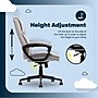 Serta Comfort Classic Ergonomic Velvet Fabric Swivel Executive Chair, Taupe (CCHR10005B)~#|#~52320471-D09D-4D20-A6A6FFD583FAAF33_sc7
