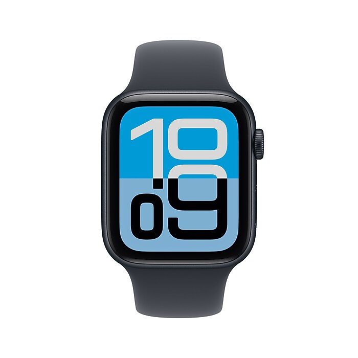 Apple Watch SE 3 GPS Smartwatch, 44mm, Midnight Aluminum Case with