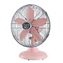 Good Housekeeping, Oscillating Desk Fan, 3-Speed, Pink (92606)~#|#~523B31ED-EA61-4CD3-B0DE42677BFCB3DD_sc7