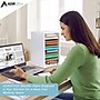 AdirOffice 500 Series 11-Compartment Literature Organizers, 10.75" x 11.75", White, 2/Pack (500-11-WHI-2PK)~#|#~5241636A-5D9A-4607-856DCE8DD0BBBC0D_sc7