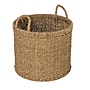 Household Essentials Round Seagrass Basket with Handles, Natural (HE1185)~#|#~5243A555-5151-47ED-97D2C1C83B9DEE18_sc7