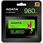 ADATA Ultimate SU650 960GB 2.5" SATA Internal Solid State Drive, 3D-NAND (ASU650SS-960GT-R)~#|#~52472FCC-1037-4B3F-8CEB99449F77DF63_sc7