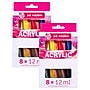 Talens Art Creation Acrylic Paint, Assorted Colors, 12mL, 8/Set, 2 Sets/Bundle (TLN9021808M-2)~#|#~5249049E-9C1A-4388-AE9D9F7E2587D758_sc7