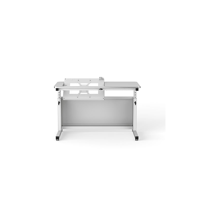 VersaDesk Revolution 48"W Manual Adjustable Standing Computer Table, White (RST4824-WW) image 1